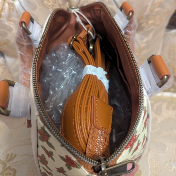 Disney Belle with Roses Mini Satchel and Matching Wallet - Picture 8 of 13